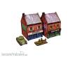 Micro Art Studio MSH00170 - WW2 Normandy Cafe PREPAINTED [15mm/1:100]