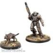 Modiphius Entertainment MUH051733 - Fallout: Wasteland Warfare - X-01 Survivor & Dogmeat