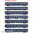 L.S. Models MW2201 - 7er Set Nachtzugwagen ÖBB Nightjet, Ep.VI, NJ468 - Lemke