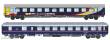 L.S. Models MW2303 - 2er Set Nachtzugwagen Urlaubs-Express, Ep-VI, Set 2