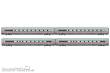 L.S. Models MW2407DC - 4er Set Personenwagen DBAG, Ep.Vc, Set 2 - Lemke
