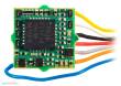 Zimo MX616 - Miniatur Decoder - 8 x 8 x 2,4 mm - 0,7 A6 Fu-Ausgänge
