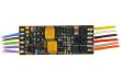 Zimo MX649 - Miniatur Sound-Decoder - 23 x 9 x 4 mm - 0,7 A - 1 W Audio 4 Fu-Ausgänge und 2 Logikpegel-Ausgänge