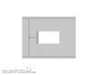 Modusteck N870853.6 - Bahnsteigbelag kurz, Leitsystem, Öffnung L.80 x B.63,3 mm