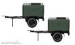 NPE NA 88331 - Anhänger HL 10 militärgrün m.Dachtr.