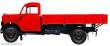 NPE NA 88430 - Borgward B 1250 Pritsche rot