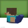 Minecraft Tubbz Mini PVC Figur Steve 5 cm