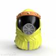 Numskull NMSK-NS5415 - Zurück in die Zukunft Tubbz Mini PVC Figur Marty Radiation Suit 5 cm