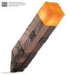 Noble Collection NOB3727 - Minecraft Replik Illuminating Torch 25 cm