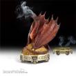 Noble Collection NOB7526 - Der Hobbit Smaugs Einöde Statue mit Räuchereinsatz Smaug 25 cm