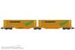 REE Modeles NW-233 - Sggmrss 90 WASCOSA wagon + 2 x 45’ CONTAINERSHIPS MAGNUM containers, Era VI
