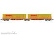REE Modeles NW-236 - Sggmrss 90 TOUAX wagon + 2 x 45’ DHL containers, EraVI