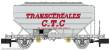 REE Modeles NW-319 - Grain Car “Transcéréales CTC” new logo, SNCF Era IV