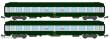 REE Modeles NW-344 - Schlafwagen 2er-Set UIC B9c9x der SNCF - Ep.IV