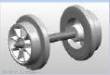 NPE NZ 33261 - Einfachspeiche grau 10mm