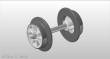 NPE NZ 33285 - Einfachspeiche grau 10mm schmal
