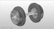 NPE NZ 33287 - Doppelspeiche grau 10mm