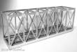 Modellbau Laffont O4511 - Fachwerk-Kastenbrücke 1-gleisig graphitgrau Spur 0