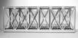 Modellbau Laffont O4511 - Fachwerk-Kastenbrücke 1-gleisig graphitgrau Spur 0