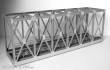 Modellbau Laffont O4531 - Fachwerk-Kastenbrücke 1-gleisig graphitgrau Spur 0m