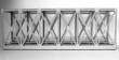 Modellbau Laffont O4531 - Fachwerk-Kastenbrücke 1-gleisig graphitgrau Spur 0m