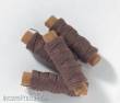 OcCre OC17035 - Baumwollfaden braun 2 Rollen 0,8mm x 10m