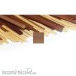 OcCre OC180144 - Walnuß Holz Leiste 4x4 mm 3 Stk