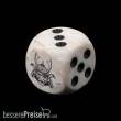Para Bellum PBW6568 - Yoroni Logo on Parchment Marbled Dice - 24 per pack