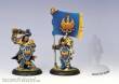 Warmachine PIP31059 - Cygnar Sword Knight Officer & Standard Bearer (2) Blister