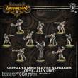 Warmachine PIP34116 - Cryx Ally Cephalyx Mind Slaver & Drudges Unit (10)(plastic)