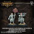 Warmachine PIP35030 - Retribution Houseguard Rifleman Officer & Standard (2)