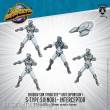 Privateer Press PIP51008 - Monsterpocalypse - S-Type Shinobi & Interceptor: Shadow Sun Syndicate Unit (metal/resin)