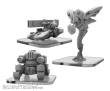Privateer Press PIP51145 - U-Tank, WW-82, and Scorcher - Monsterpocalypse Destroyers Alternate Elite Units (metal)