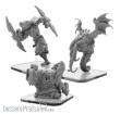 Privateer Press Übersee PIP51157 - Toxxo, Squix, and Shinobot – Monsterpocalypse Destroyers Alternate Elite Units (metal)