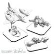 Privateer Press Übersee PIP51183 - Raptix, Steel Shell Crab, Strike Fighter - Monsterpocalypse Elite Protectors Units (metal)