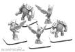 Privateer Press Übersee PIP51187 - Gargoyle Monoliths and Temple Monoliths - Monsterpocalypse First Guardians Units (metal)