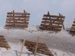 Model Scene PL8-501 - Schneefangzäune aus Holz