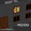 Proses PLS-002 - 4 Stk. Zimmer beleuchtet, dekoriert (Bausatz H0/00)