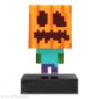 Paladone Products PP15302MCF - Minecraft Icons Leuchte Zombie Jack O Lantern 10 cm