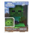 Paladone Products PP6592MCF - Minecraft 3D Icon Lampe Zombie