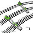 Proses PPT-TT-01 - Parallelgleislehre Baugr. TT, justierbar