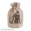 Q-Workshop QWSBFOR201 - Forest Beige & black Dice Pouch