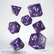 Q-Workshop QWSSCLE07 - Classic RPG Lavender & white Dice Set