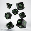 Q-Workshop QWSSCLR02 - Classic Runic Black & green Dice Set