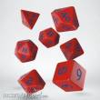 Q-Workshop QWSSCLR2A - Classic Runic Red & blue Dice Set (7)