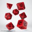 Q-Workshop QWSSDRA04 - Dragons Red & black Dice Set (7)