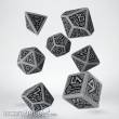 Q-Workshop QWSSDWA03 - Dwarven Gray & black Dice Set