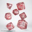 Q-Workshop QWSSELV05 - Elvish Black & white Dice Set (7)