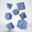 Q-Workshop QWSSRUN1S - Runic Glacier & pink Dice Set (7)