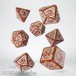 Q-Workshop QWSSSTC03 - Steampunk Clockwork Caramel & White Dice Set